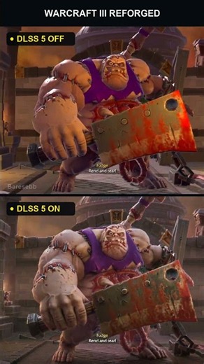 DLSS5 on new WC3 might be better ? – OFF vs ON (Part 3) #warcraft #dlss5