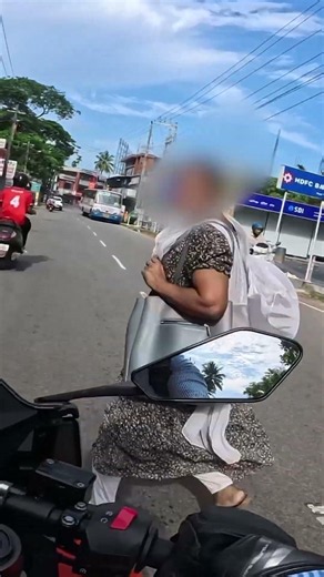 Road Safety Pedestrian run and hit #roadsafety #bike #drivesafe #indianroads #pov