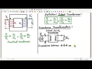 Electrical Technology: How to solve circuits with an ideal transformer: Lec 9.2