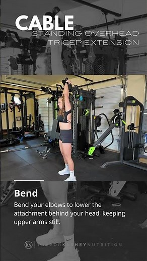 Cable Standing Overhead Tricep Extension – How to Perform It Correctly