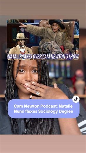 I don’t know why this is even a question but yes Natalie Nunn is intelligent and yes she flexed her sociology degree during that interview. Very well done. #natalienunn #camnewton Clip from: @supremetingz