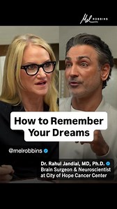 If you want to remember your dreams, don’t do this when you wake up. Dr. Rahul Jandial is a world-renowned neuroscientist and neurosurgeon who teaches you how to train your brain to remember and even control your dreams. On this episode of The Mel Robbins Podcast with Dr. Rahul Jandial, you’ll learn how to remember your dreams, how to influence what you dream about, and how to use that early morning window to think differently and solve problems. 🎧 “#1 Neuroscientist: How to Unlock the Power of