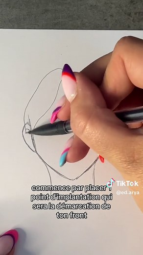 Tuto Dessin : Coiffure Demi Queue pour Manga