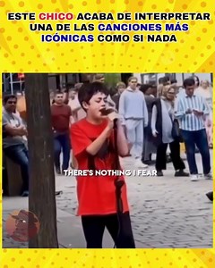 ESTE CHICO ACABA DE INTERPRETAR UNA DE LAS CANCIONES MÁS ICÓNICAS COMO SI NADA