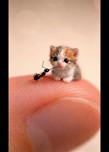 “THE WORLD’S SMALLEST CAT 😳🐱 (An Ant-Sized Tiny Kitty!)”