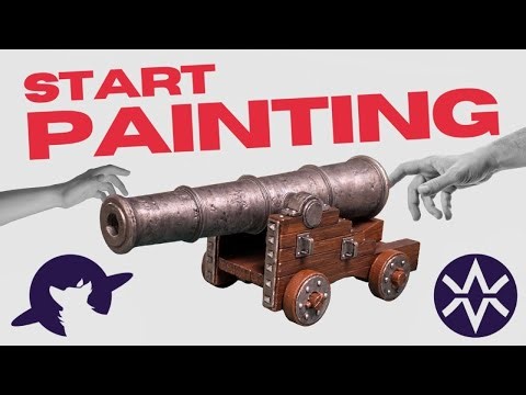 Paint our Models - World Makers' Cannon - Timelapse