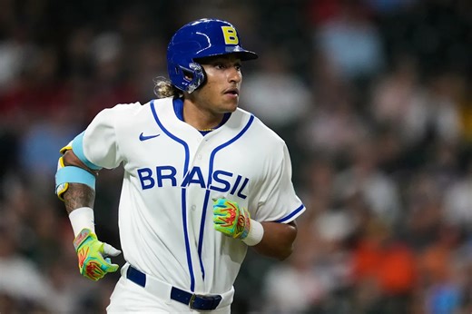Like father, like son: Lucas Ramirez hits 2 homers for Brazil in WBC with dad Manny Ramirez watching