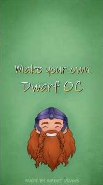 Make A Dwarf OC | Original character maker art challenge