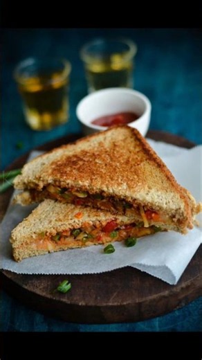 Easy Veg Sandwich Recipe | Crispy & Tasty Vegetable Sandwich 🥪