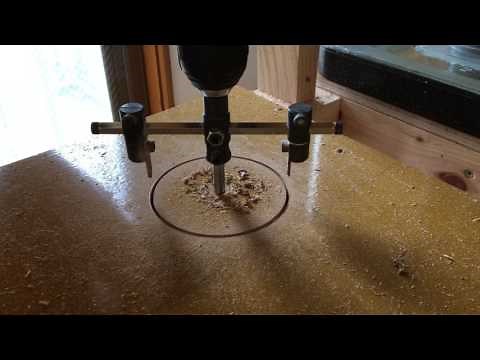 木材（ベニア板）円形の切り抜き・どこまでＤＩＹ？