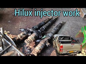 Toyota Hilux fuel injector repair - diesel engine fuel injector repair