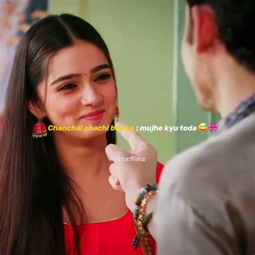 chachi ko kyu toda 😅🎀 #rimjhim #himanshu #yashika #hindiserial #couplestatus #love #chiotic #rimeer