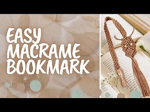 DIY|EASY macrame bookmark,macrame owl's,macrame tutorial for beginner,macrame gifts,boho,step by ste
