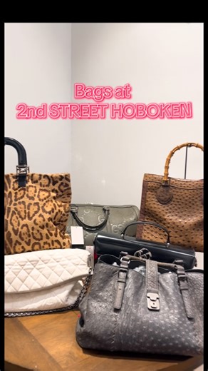 2nd STREET USA on Instagram: "COME HOLIDAY SHOPPING FOR BAGS AT 2ND STREET HOBOKEN🎄🎅 - - - #2ndstreetusa #fashion #designer #secondhand #hoboken"