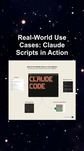 Real-World Use Cases: Claude Scripts in Action #ai #artificialintelligence #machinelearning #aiagent