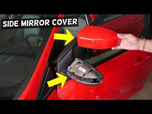 FORD FOCUS SIDE VIEW MIRROR COVER REMOVAL REPLACEMENT 2011 2012 2013 2014 2015 2016 2017 2018