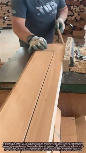 Efficient Log Processing Using Wood-Cutting Machines for Precision and Safety