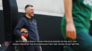 'He lives for basketball' 🏀🙌 EuroLeague legend Sarunas Jasikevicius insists that it's all about growing in this game as he aims to guide his BC Žalgiris Kaunas side to a third consecutive postseason place! | EuroLeague