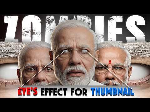 Create White Zombie Eyes for Dark Expose Thumbnails 👿