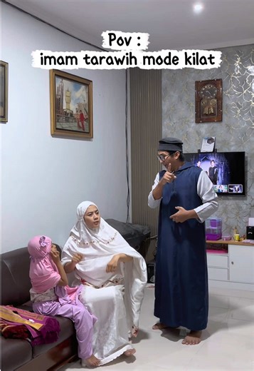 Jadi ga ikut tarawih deh #videoviral #ngakak #komedi #lucu #pasutri @inge diska