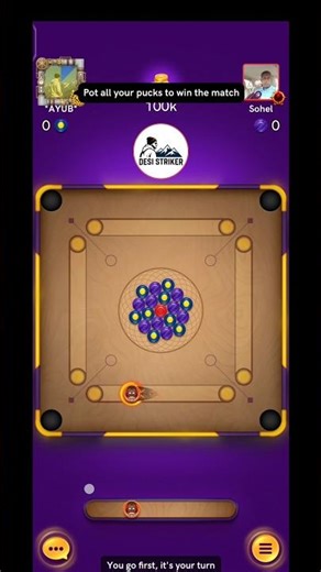 Carrom Pool | B2F Mumbai arena Gameplay #carrompool #desistriker #shorts
