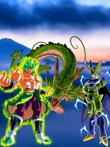 (Who Is Strongest)Broly Forms vs Cell forms#dragonball#whoisstrongest#broly#cell#shorts#anime