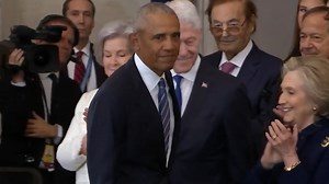 Former US president Barack Obama has entered the Capitol Rotunda ahead of Donald Trump’s inauguration without his wife, Michelle. | Sky News Australia