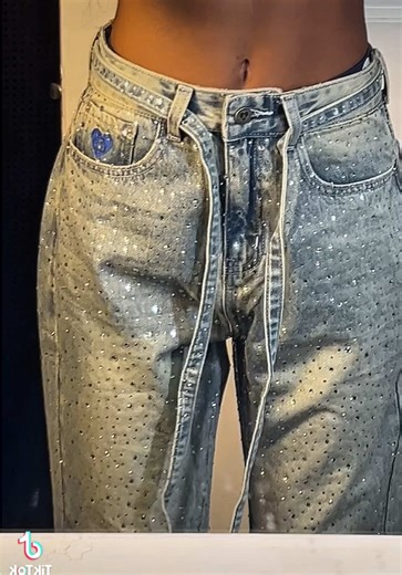 Aelfric Eden Rhinestone Jeans: A Bold Statement Piece