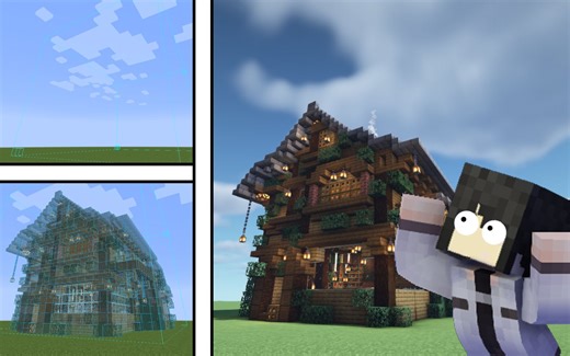 我的世界，但是可以随意复刻建筑？小白向投影教程！