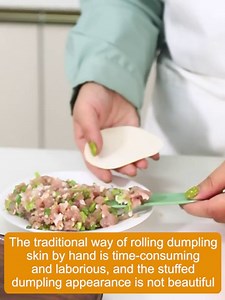 Dumpling Making Tool Dumpling Maker 2 in 1,Kitchen Tool Dumpling Press Mold,Manual Dumpling Maker Wrapper Mould,Multifunction Empanada Press Dumpling Skin Machine