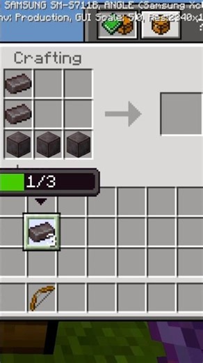 Minecraft me craft and netherite now #minecraft #mcpe #shorts