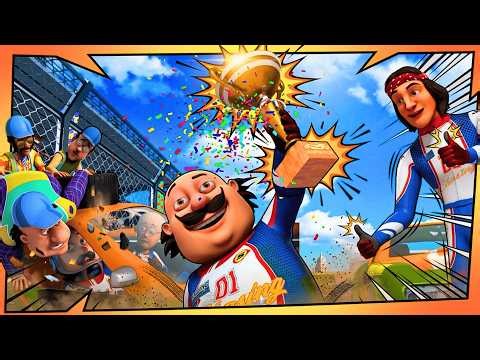 मोटू पतलू in car race! 🚗🏁😆 | Motu Patlu