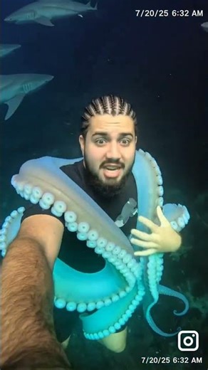 I Got Attacked by a Giant Octopus! 🐙 (Deep Sea Vlog) #DeepSeaVlog #OctopusAttack #Underwater