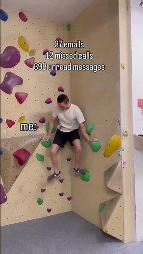 Now you know what’s really going on...😂📞🧗‍♂️ #shorts #bouldering #memes