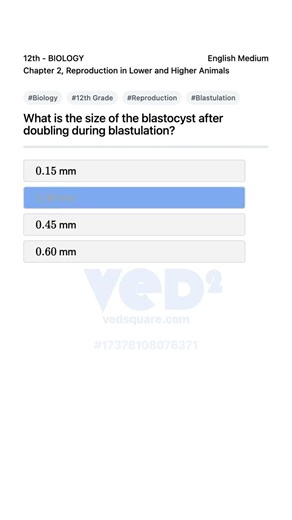 Blastocyst Size Doubling in Blastulation Biology 12th