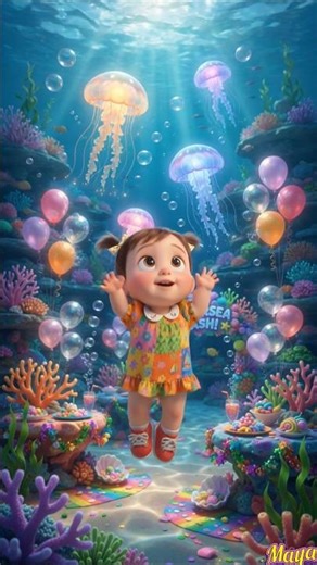 Maya’s Funny Ocean Jobs 😂🐙🐠 | Silly Underwater Work Fun 🌊✨