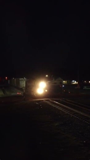 CSX freight train rolling through Folkston, GA