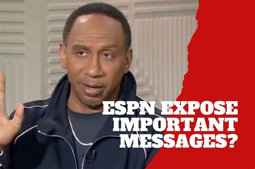Stephen A. Smith's computer messages were displayed by ESPN, causing concern among his coworkers - MarcaTV