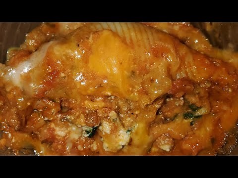 Stuffed Shells - Quick, easy. and cheesy!