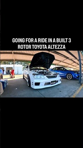 Going for a ride in a built 3 rotor Altezza! #altezza #toyota #rotary #cars #carshorts #shorts #nz
