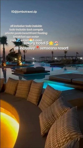 senseana sea side resort #shorts #fyp #luxury #travel #expert #vacation #adventure #holiday #beach