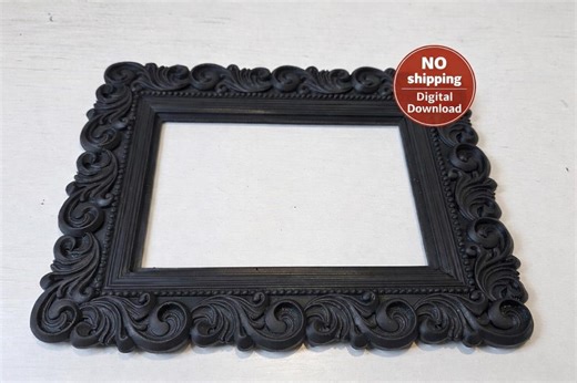 Gothic Baroque Picture Frame STL File, Photo Frame, 3D Print Files, Gothic Frames - Etsy