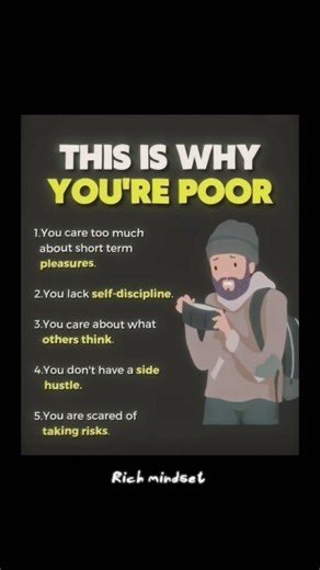 Reasons that are stopping you from getting rich #richmindset #business #businessmindset #rich life