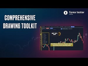 Forex Tester Online - Backtesting Platform Comprehensive Drawing Toolkit