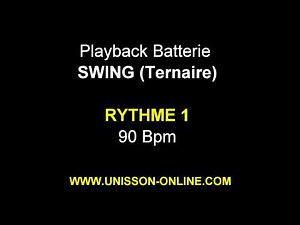 Drum Backing Track I Swing I Rythme 1 - 90 Bpm I Playback batterie