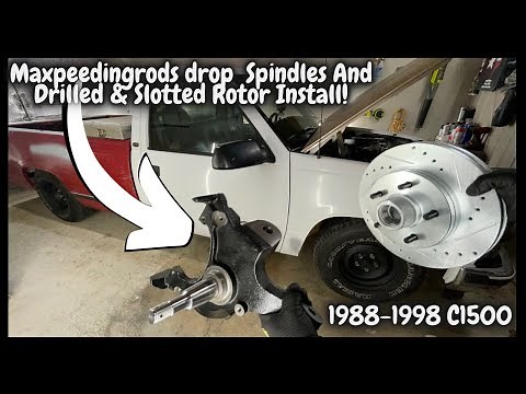 HOW TO INSTALL 2" DROP SPINDLES ON 88-98 C1500 DETAILED.