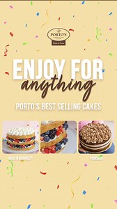Celebrate birthdays, anniversaries, and sweet moments with Porto’s best-selling cakes! | Porto's Bakery