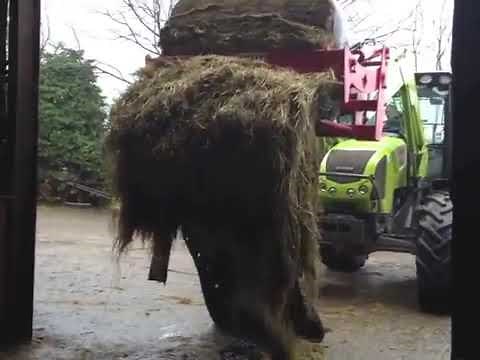 Nugent Bale Cutter complete with Wrap Catcher