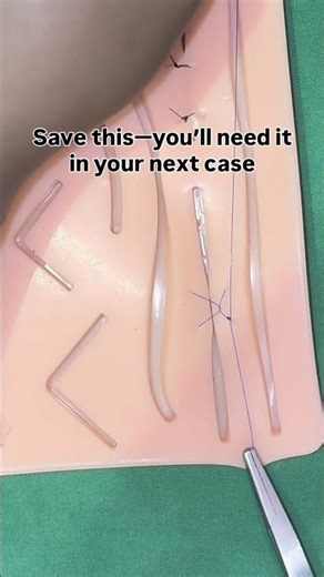 Pulley Suture Technique | Close High-Tension Wounds Effortlessly #suturing #surgicalskills