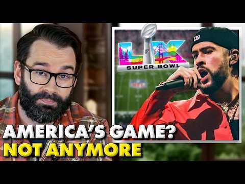 NFL Ignores White Talent AGAIN - Outsources Halftime Show to Bad Bunny